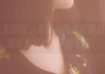 GIRLT果团网 – 黄歆苑的透明图包，好像我能看穿她的小秘密呢。
