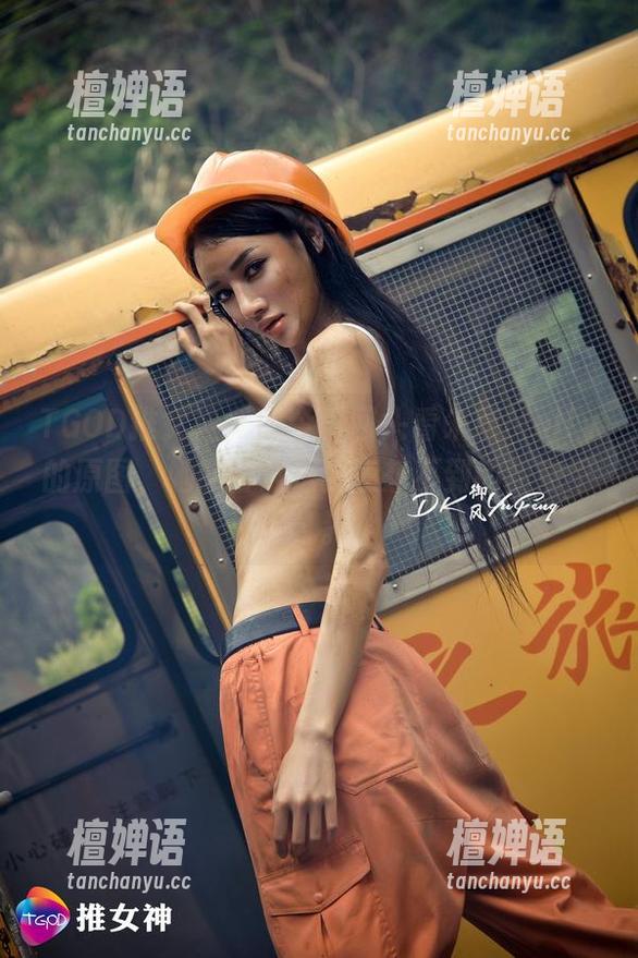 TGOD推女神 - 而今再回头看朱赢Molly的原图，她的日常是我意想不到的甜蜜平凡。