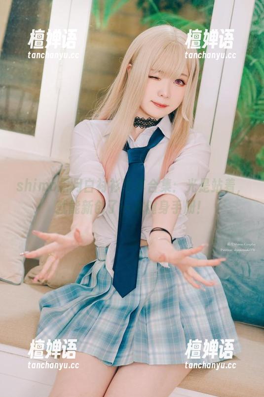 shimo霜月白衬衫写真合集：光是站着，就能新创了一本健身手册！