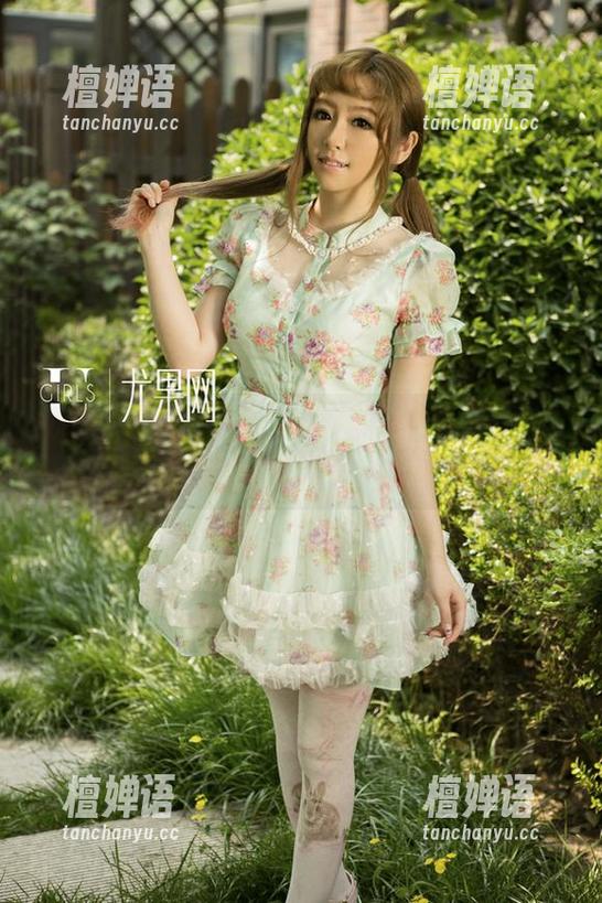 尤果网-研依 尤果网 - 就我一个人觉得研依的女友写真,让人有种恍若初恋的甜蜜感吗?
